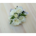  Clustered White Roses. 
